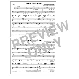 U Can't Touch This (arr. Paul Murtha) - F Horn