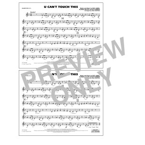 U Can't Touch This (arr. Paul Murtha) - Baritone T.C.