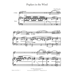 Poplars In The Wind