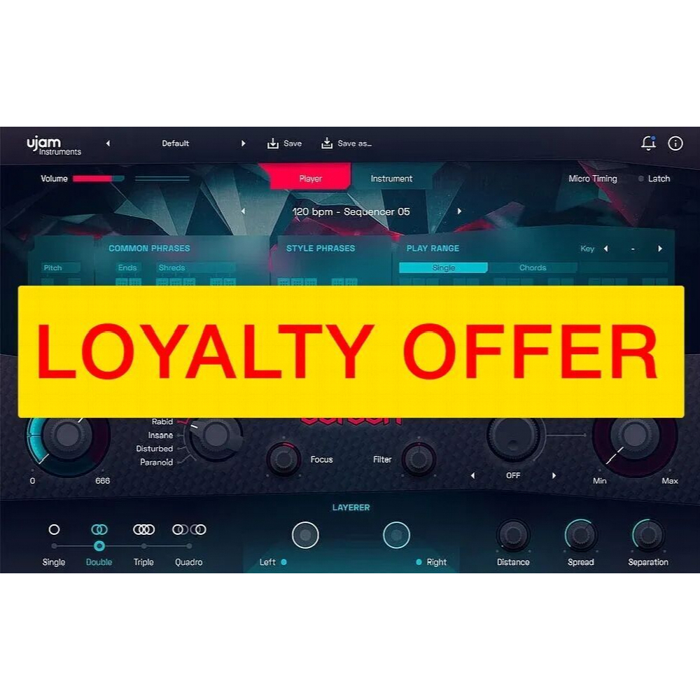 UJAM Crossgrade to CARBON