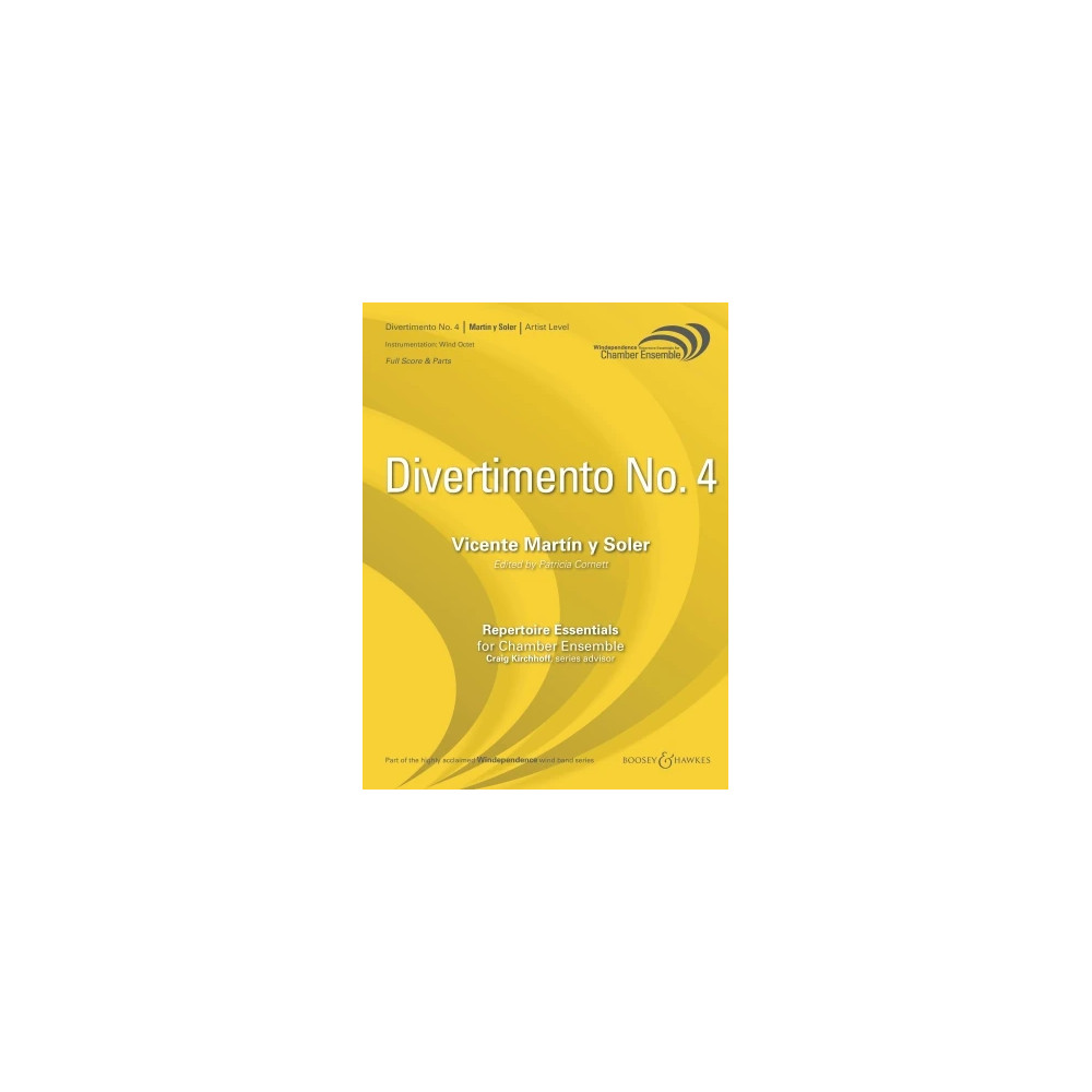 Divertimento No. 4 (ed. Patricia Cornett) - Oboe 2