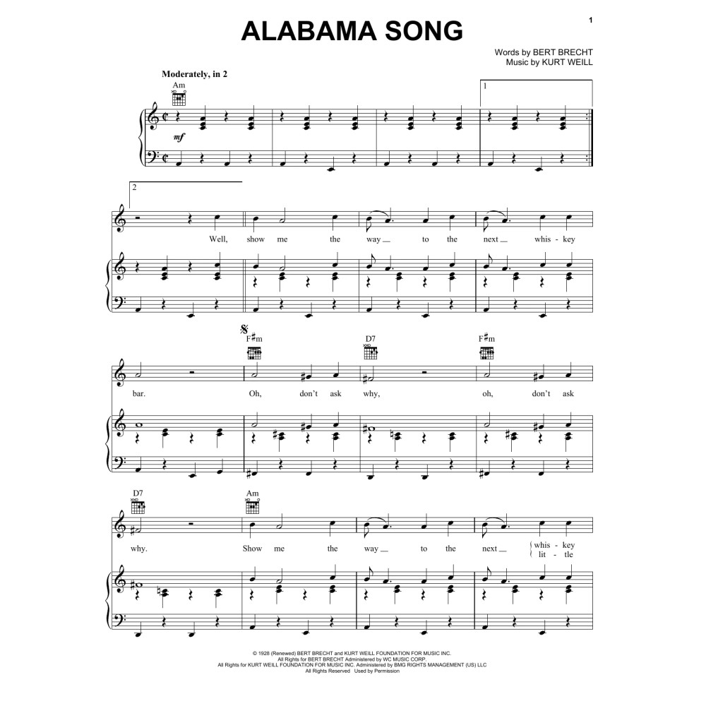 Alabama Song