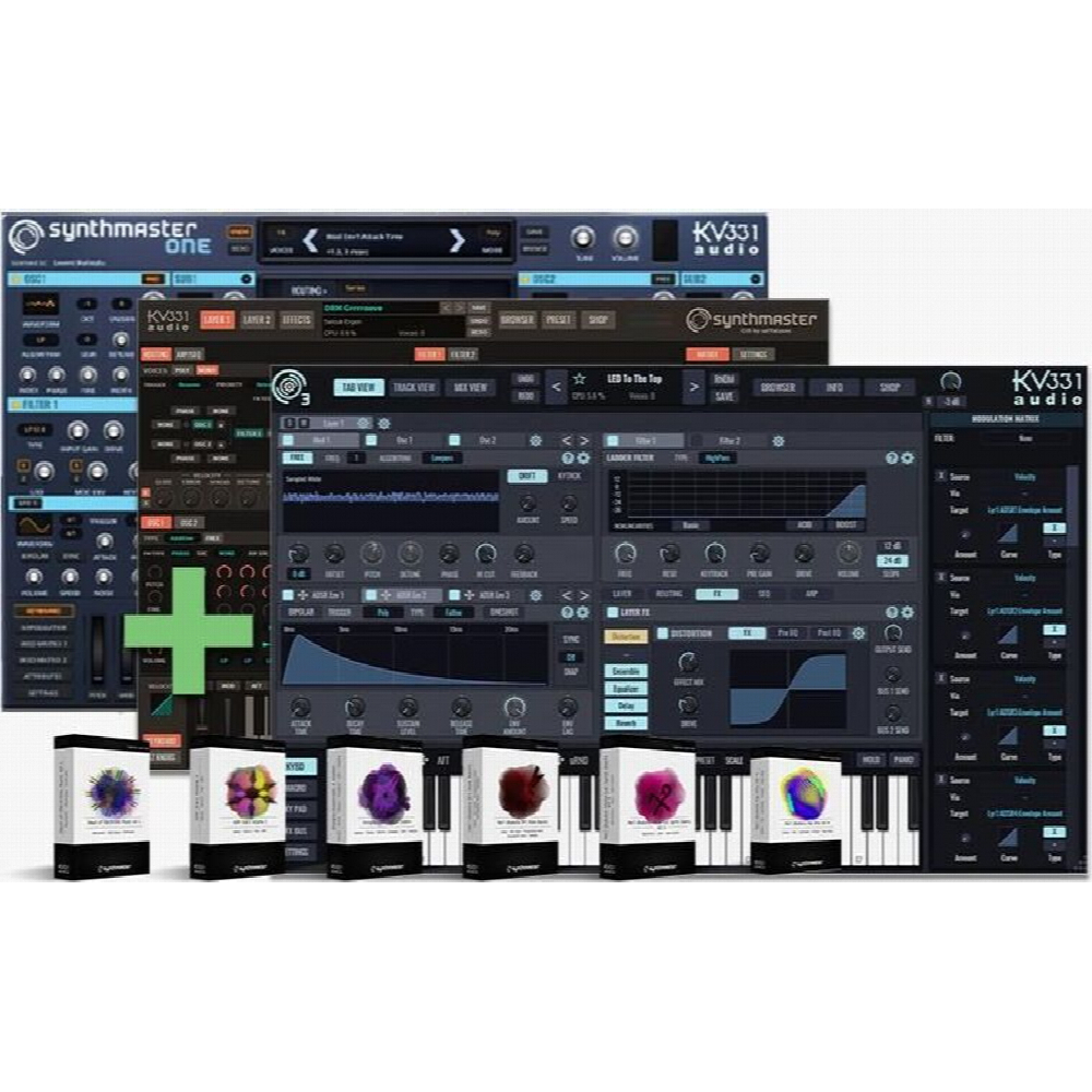 KV331 SynthMaster 3 - Mise à Niveau Standard Bundle