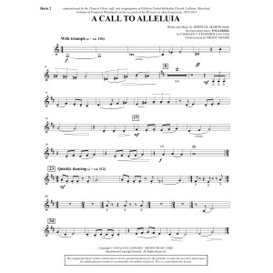 A Call to Alleluia (Full Orchestra) - F Horn 2