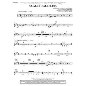 A Call to Alleluia (Full Orchestra) - Bb Trumpet 3