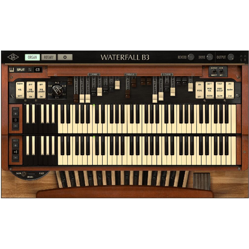Universal Audio UAD Waterfall B3 Organ Native