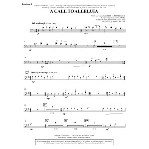 A Call to Alleluia (Full Orchestra) - Trombone 1
