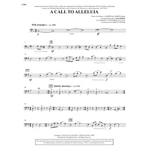 A Call to Alleluia (Full Orchestra) - Cello