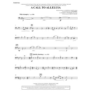 A Call to Alleluia (Full Orchestra) - Double Bass