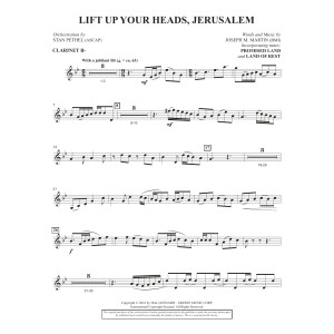 Lift Up Your Heads, Jerusalem (Consort) - Bb Clarinet