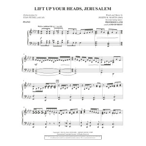 Lift Up Your Heads, Jerusalem (Consort) - Piano