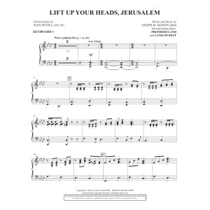 Lift Up Your Heads, Jerusalem (Consort) - Keyboard 1