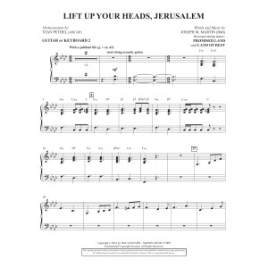 Lift Up Your Heads, Jerusalem (Consort) - Guitar (or Keyboard 2)