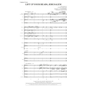 Lift Up Your Heads, Jerusalem (Orchestra) - Score