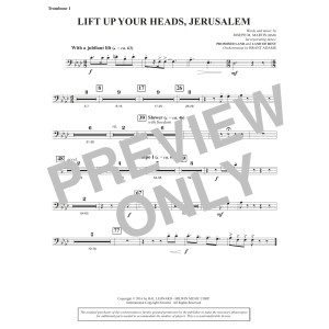 Lift Up Your Heads, Jerusalem (Orchestra) - Trombone 1