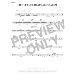 Lift Up Your Heads, Jerusalem (Orchestra) - Trombone 2