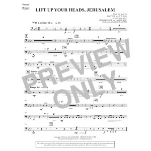 Lift Up Your Heads, Jerusalem (Orchestra) - Timpani