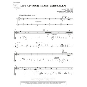 Lift Up Your Heads, Jerusalem (Orchestra) - Percussion 1 & 2