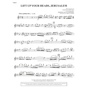 Lift Up Your Heads, Jerusalem (Orchestra) - Violin 1