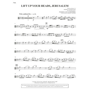 Lift Up Your Heads, Jerusalem (Orchestra) - Viola