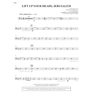 Lift Up Your Heads, Jerusalem (Orchestra) - Cello