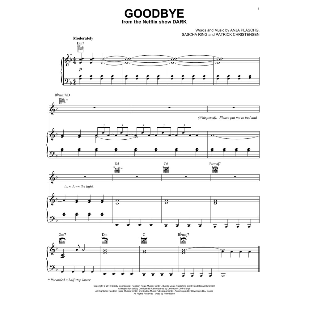 Goodbye (feat. Soap&Skin) (from the Netflix show Dark)