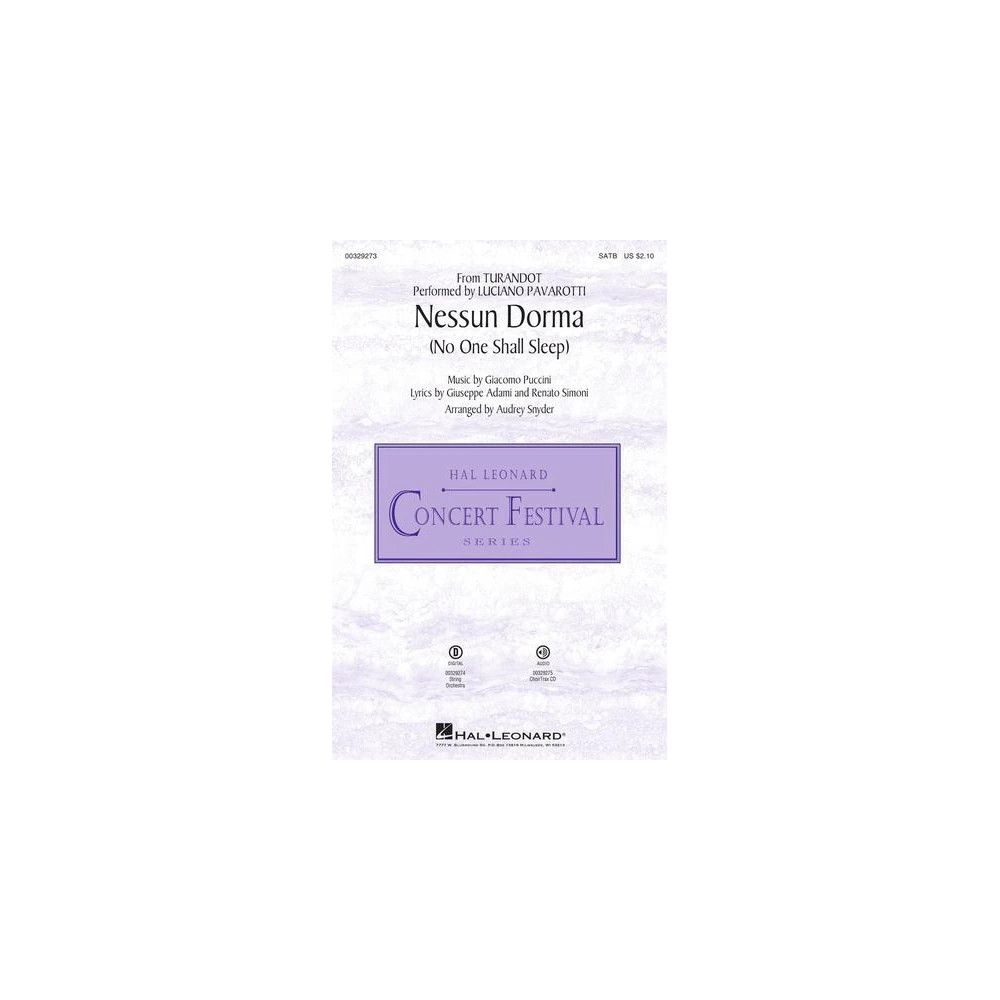 Nessun Dorma (No One Shall Sleep) (from Turandot) (arr. Audrey Snyder) - Cello