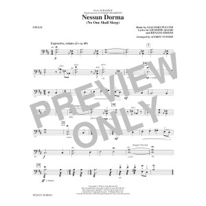 Nessun Dorma (No One Shall Sleep) (from Turandot) (arr. Audrey Snyder) - Cello
