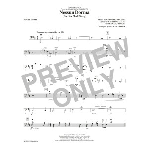 Nessun Dorma (No One Shall Sleep) (from Turandot) (arr. Audrey Snyder) - Double Bass