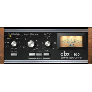 Universal Audio UAD dbx® 160 Compressor / Limiter Native