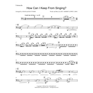 How Can I Keep from Singing (arr. Matt and Adam Podd) - Cello
