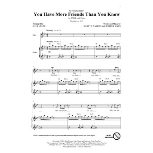 You Have More Friends Than You Know (arr. Dave Volpe)