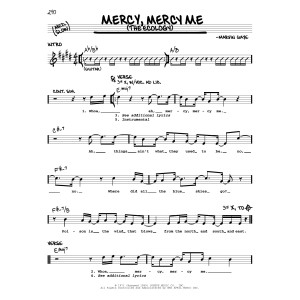 Mercy, Mercy Me (The Ecology)