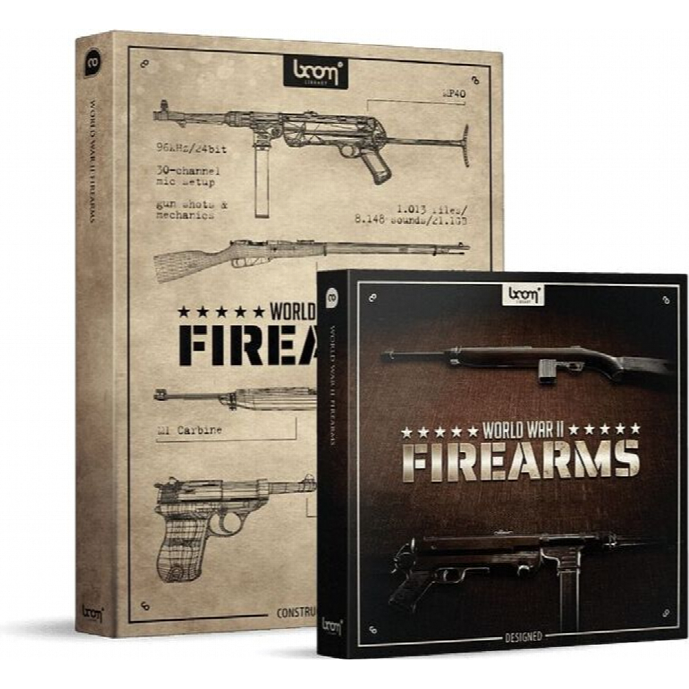 Boom Librairy Boom World War II Firearms Bundle