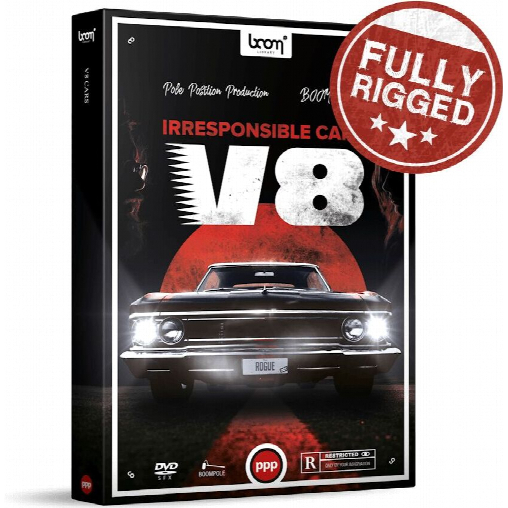 Boom Library Cars V8 Fully Rigged