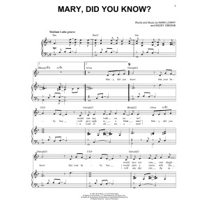 Mary, Did You Know? [Jazz Version] (arr. Brent Edstrom)