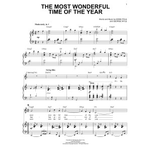 The Most Wonderful Time Of The Year [Jazz Version] (arr. Brent Edstrom)
