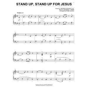 Stand Up, Stand Up For Jesus [Jazz version] (arr. Phillip Keveren)