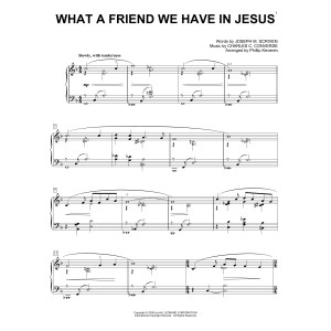 What A Friend We Have In Jesus [Jazz version] (arr. Phillip Keveren)