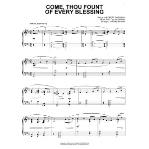 Come, Thou Fount of Every Blessing [Jazz version] (arr. Phillip Keveren)