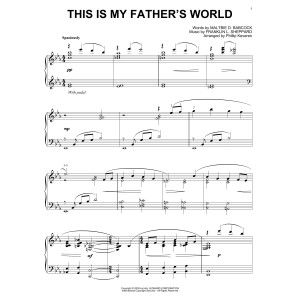 This Is My Father's World [Jazz version] (arr. Phillip Keveren)