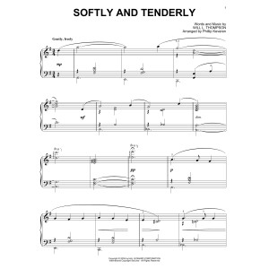 Softly And Tenderly [Jazz version] (arr. Phillip Keveren)