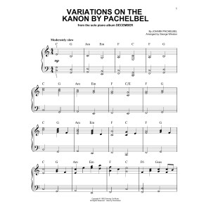 Variations On The Kanon By Pachelbel