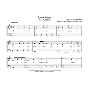 Speechless (from Aladdin) (arr. Christopher Hussey)