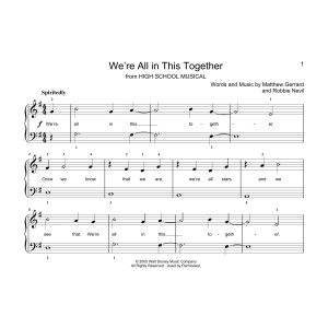 We're All In This Together (from High School Musical) (arr. Christopher Hussey)