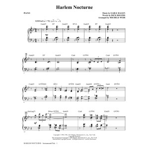 Harlem Nocturne (arr. Michele Weir) - Piano