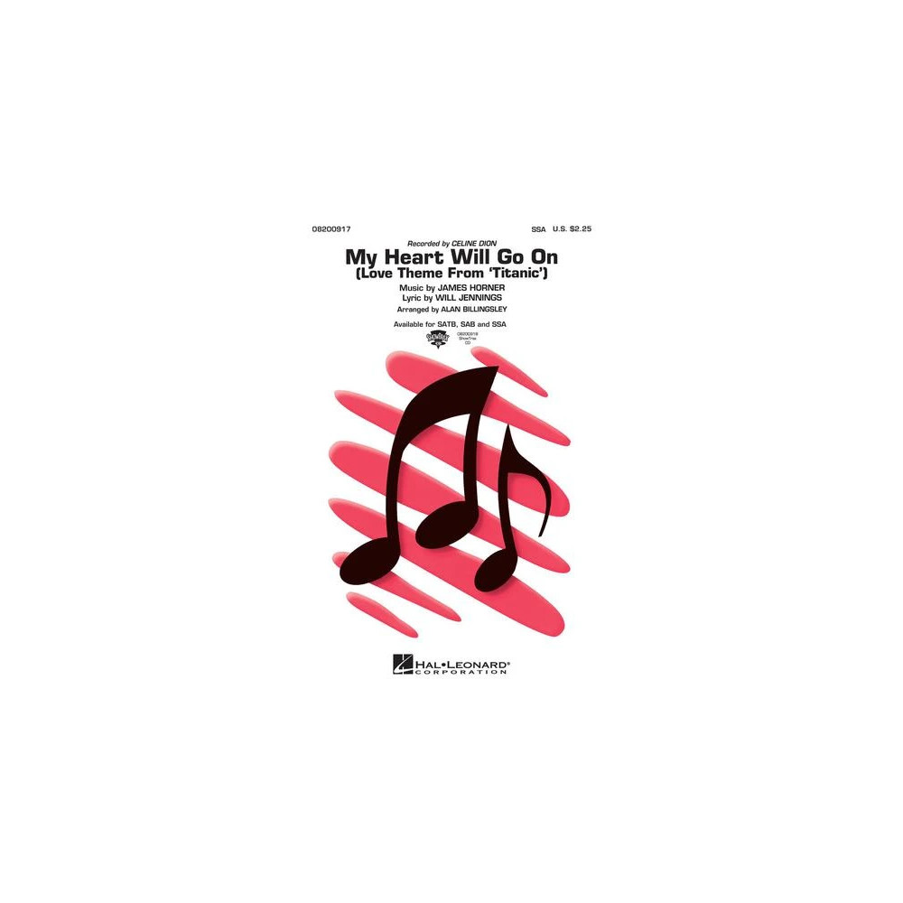 My Heart Will Go On (Love Theme From 'Titanic') (arr. Alan Billingsley)