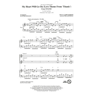My Heart Will Go On (Love Theme From 'Titanic') (arr. Alan Billingsley)