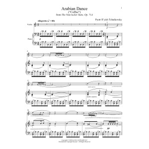 Arabian Dance (Coffee), Op. 71a (from The Nutcracker)