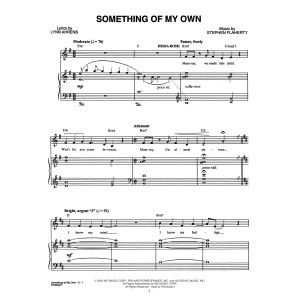Something Of My Own (from Dessa Rose: A New Musical)